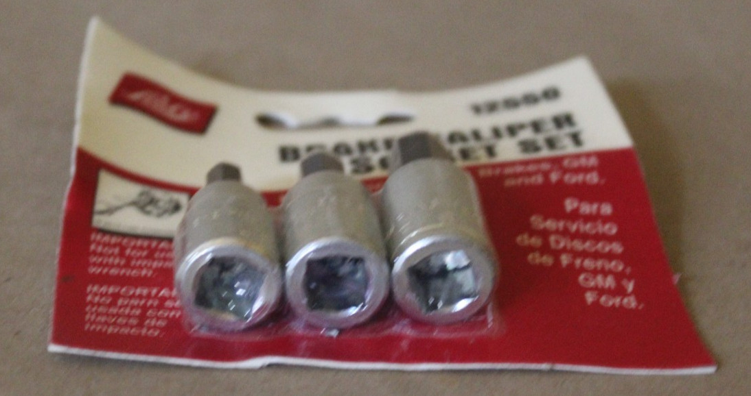 LISLE 12550 BRAKE CALIPER SOCKET SET