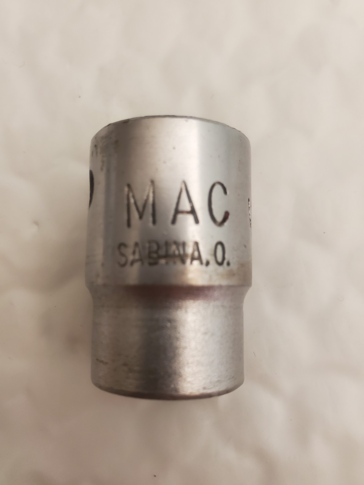 Vintage MAC Tools V 186 9/16″ Shallow Socket 3/8″ Drive 6-point USA Sabina OH