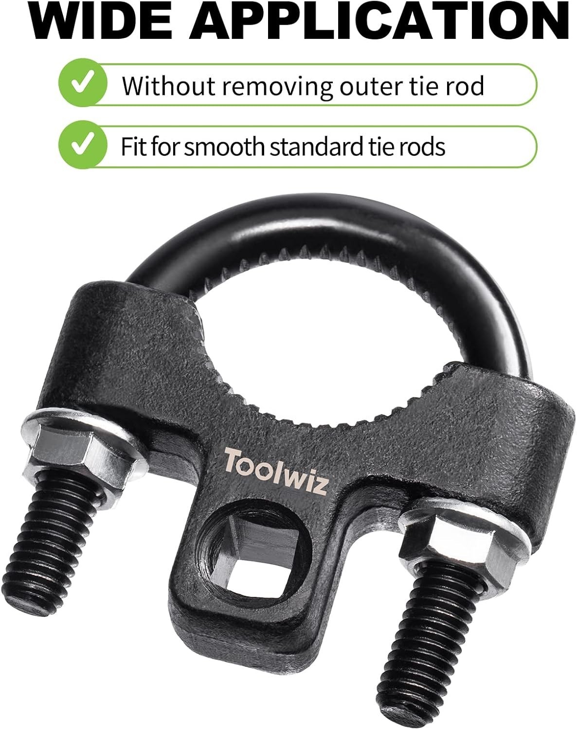 Toolwiz Inner Tie Rod Removal Tool – 3/8” inch Universal Low Profile Tool 30-…