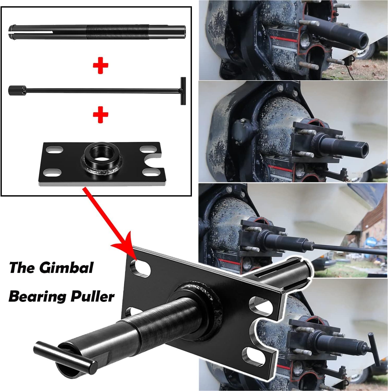 Gimbal Bearing Puller Remover,Installer,Alignment Tool for Mercruiser OMC Volvo