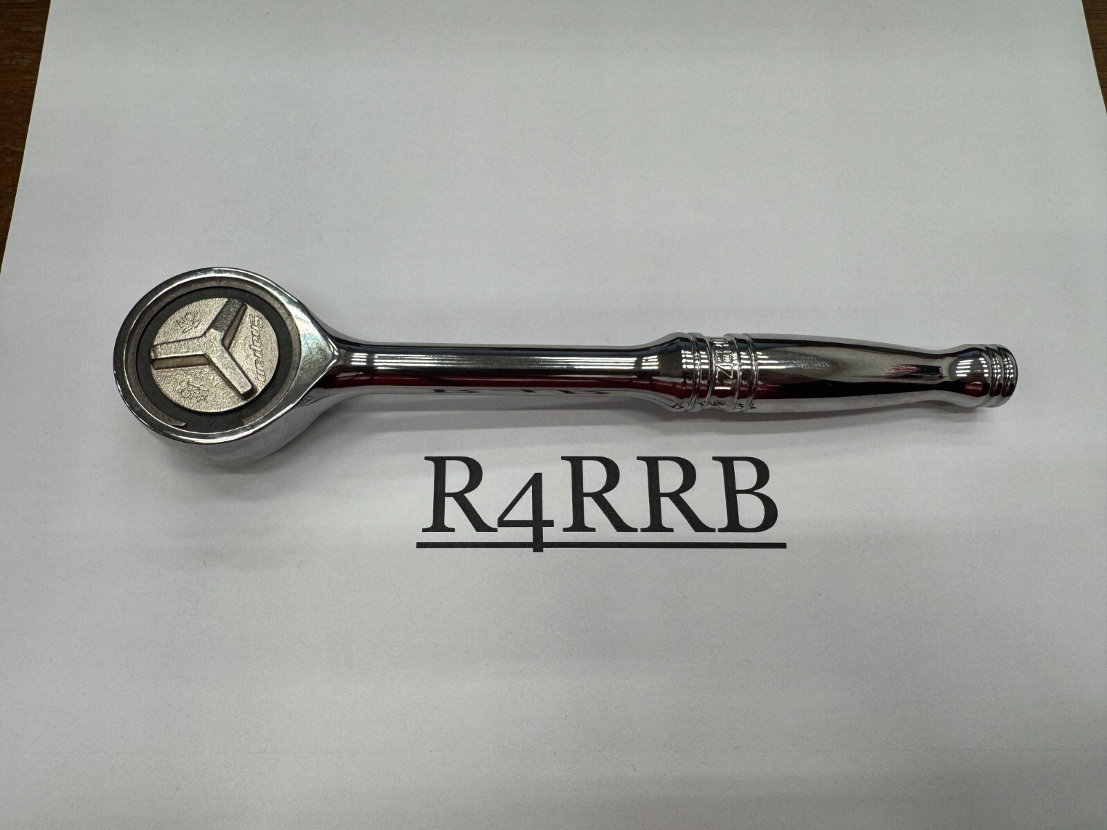 Snap-on Tools USA NEW 3/8″ Drive Chrome Handle Gearless Round Head Ratchet FZERO