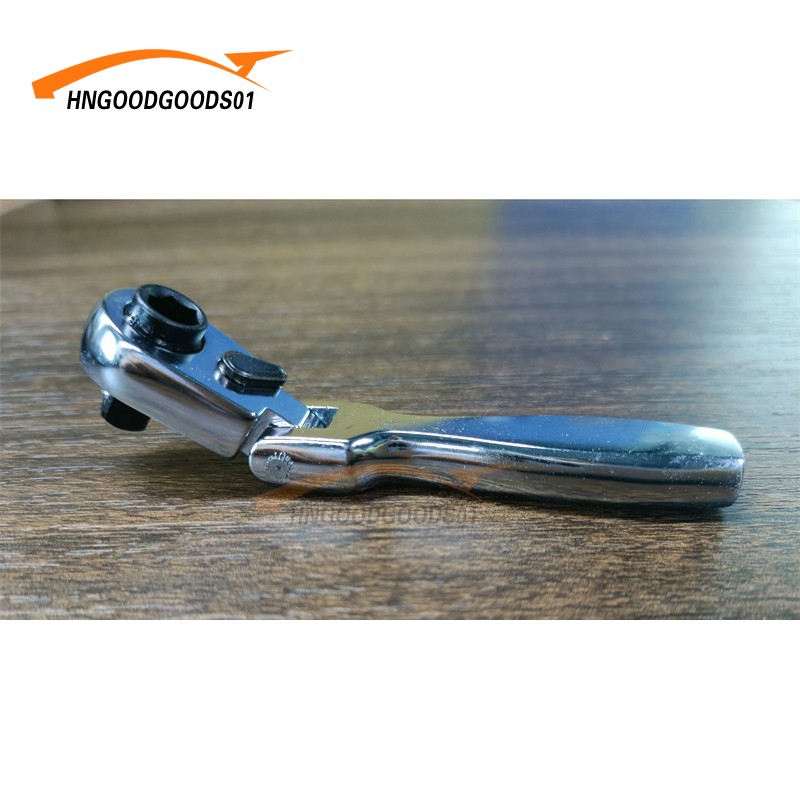 1/4 » Drive Ratchet, 2 in 1 Flex Head Ratchet, Multifunction Wrench Repair Tool