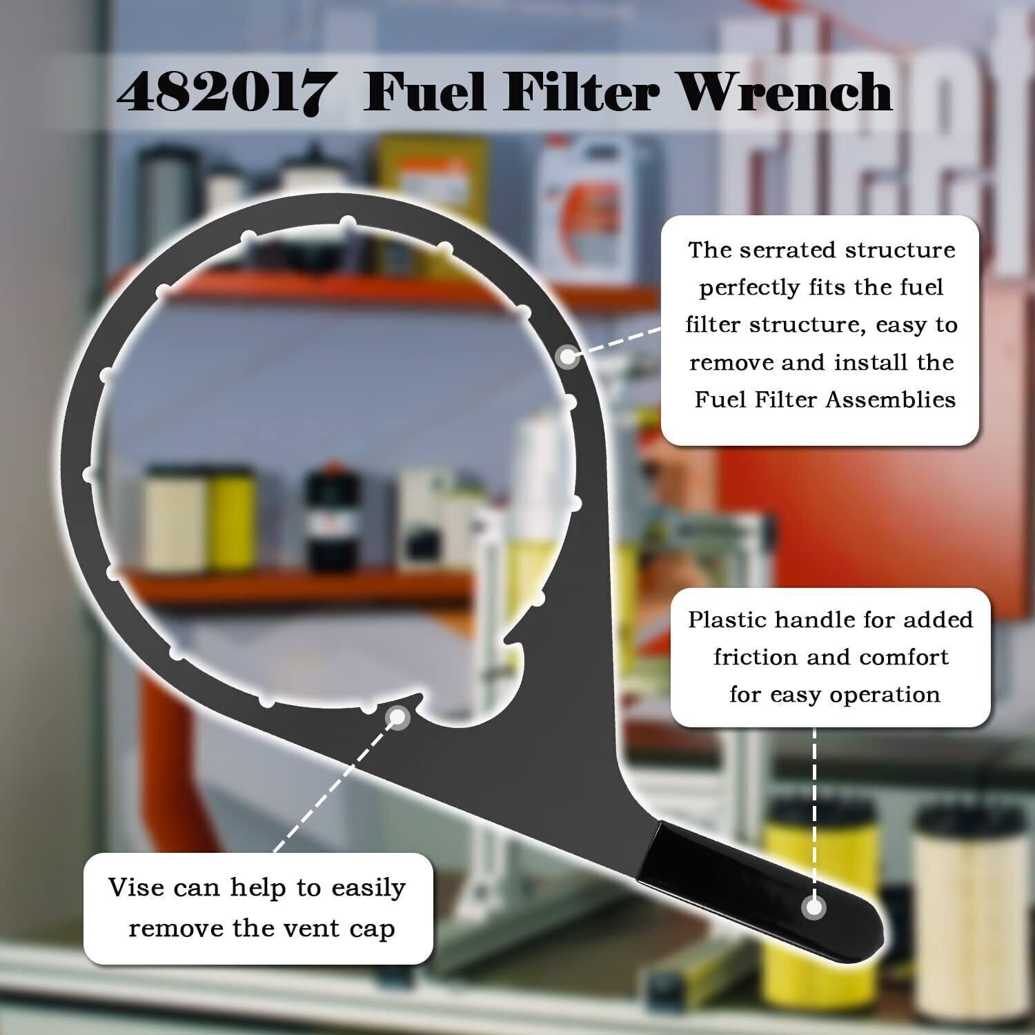 8″ 482017 Fuel Filter Collar Vent Cap Wrench For Davco Fuel Pro 482,483,485,487