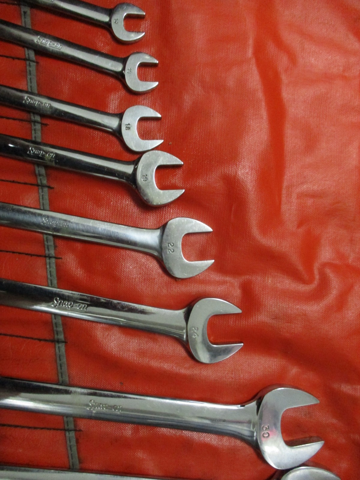 Snap on 11pc VOM Series 6mm to 32mm Double Open End Wrench Set USA
