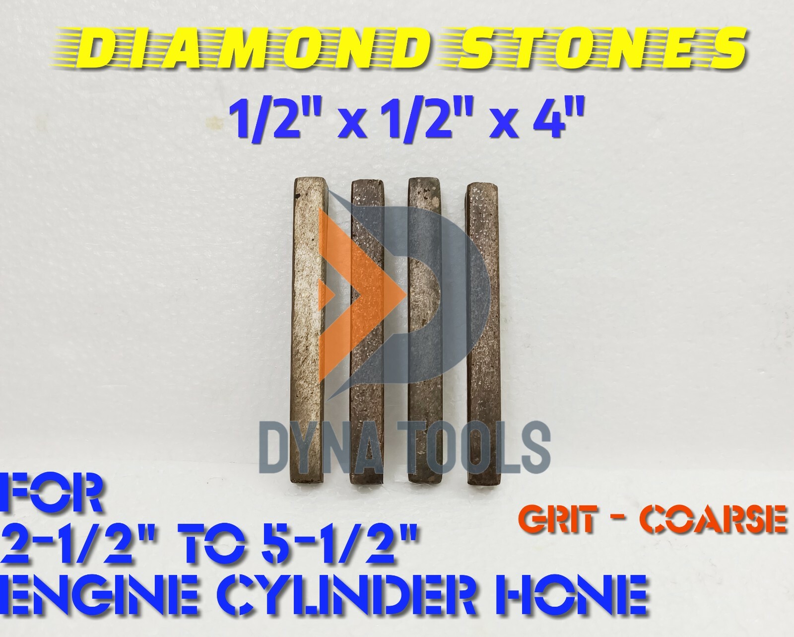 ENGINE CYLINDER HONE HALL TOLEDO TYPE 2-1/2″ TO 5-1/2″ HONE DIAMOND STONE COARSE