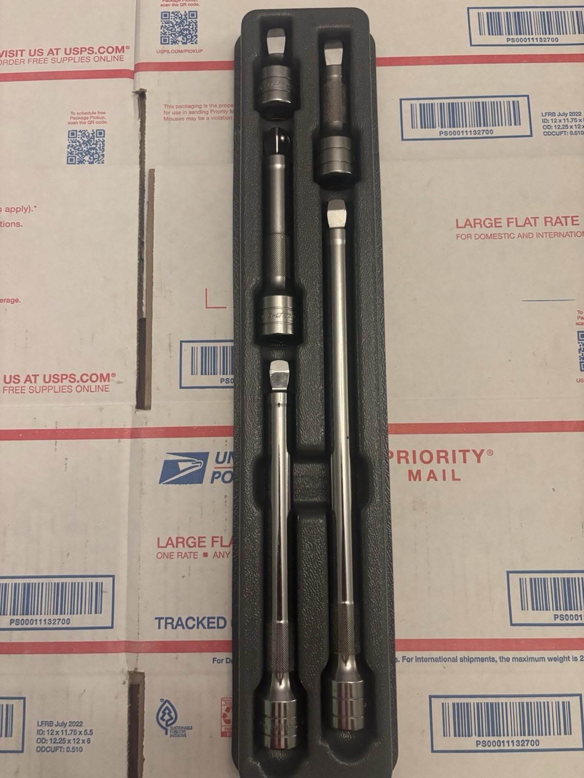 Snap On 1/2″ Drive 5 PC Extension Set PAKTY280, SXK2, SXK3, SXK5, SXK8, SXK11