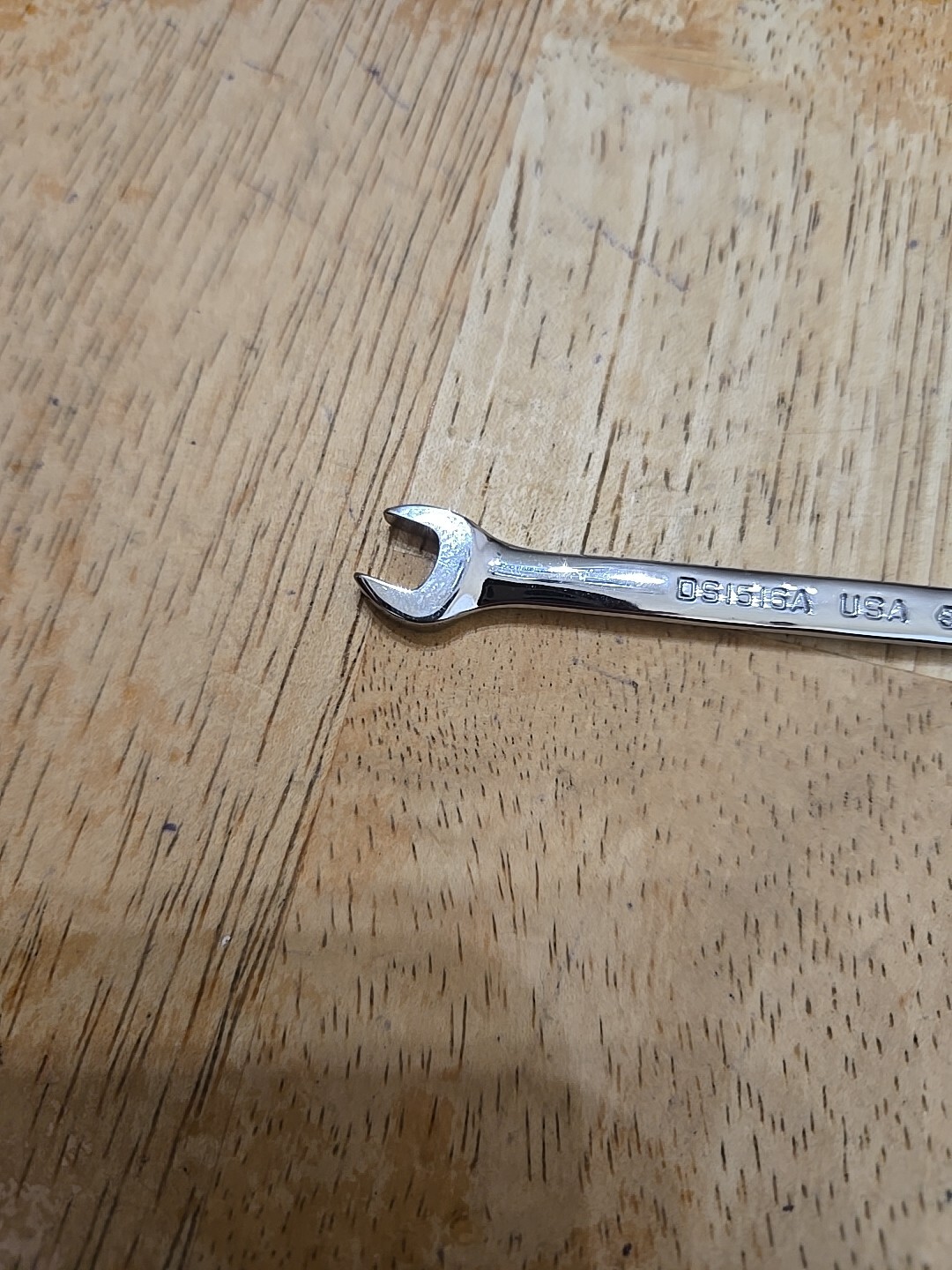 Snap On 15/64″-1/4″ 15°60° Offset Open End Ignition Wrench DS1516A