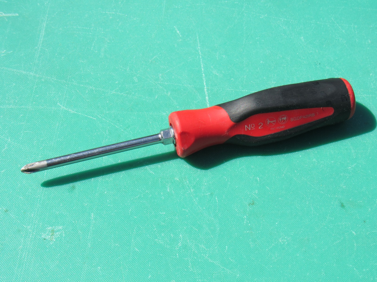 SNAP ON SGDP31 #1 PHILLIPS RED BLACK HANDLE SCREWDRIVER NO. 1 SGDP31IRBR SGDP 31