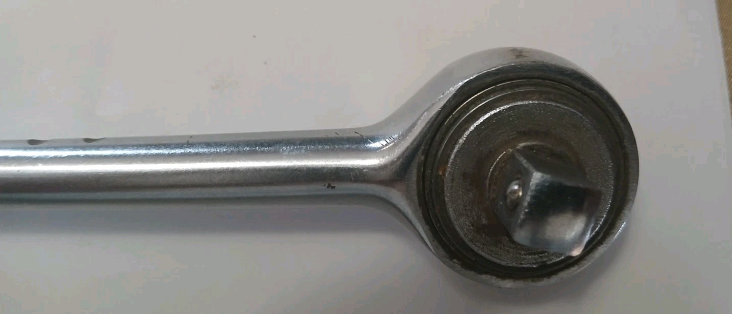 Challenger 3/8 Drive Ratchet Model 1260 -1 Vintage, 7-1/2″ USA Made Good Shape