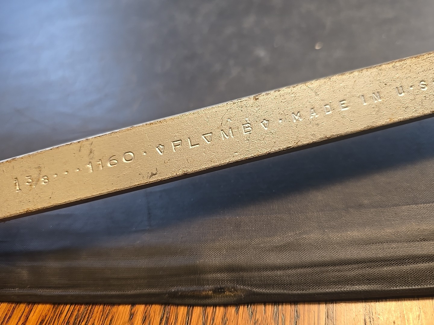Vintage Plomb USA 1160 1-3/8 X 1-1/4″ SAE 12 Point Large Box End Wrench