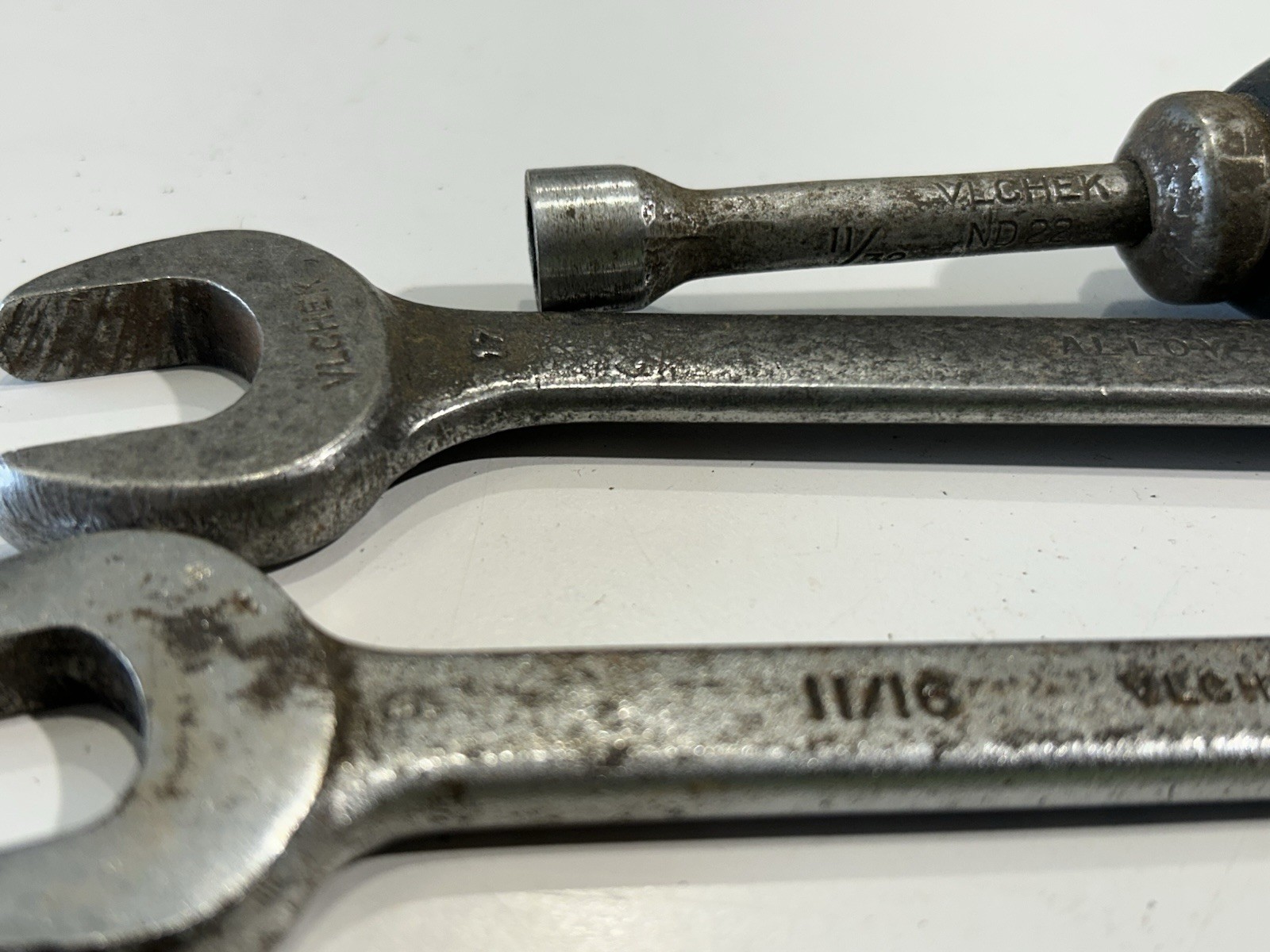 VLCHEK Vintage Lot Of Used Tools Wrenches And Nut Driver SAE Sizes In Photos