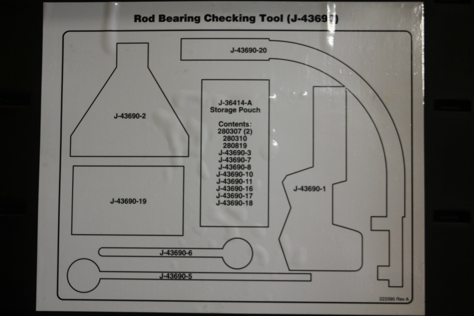 Kent Moore Rod Bearing Checking Tool J-43690