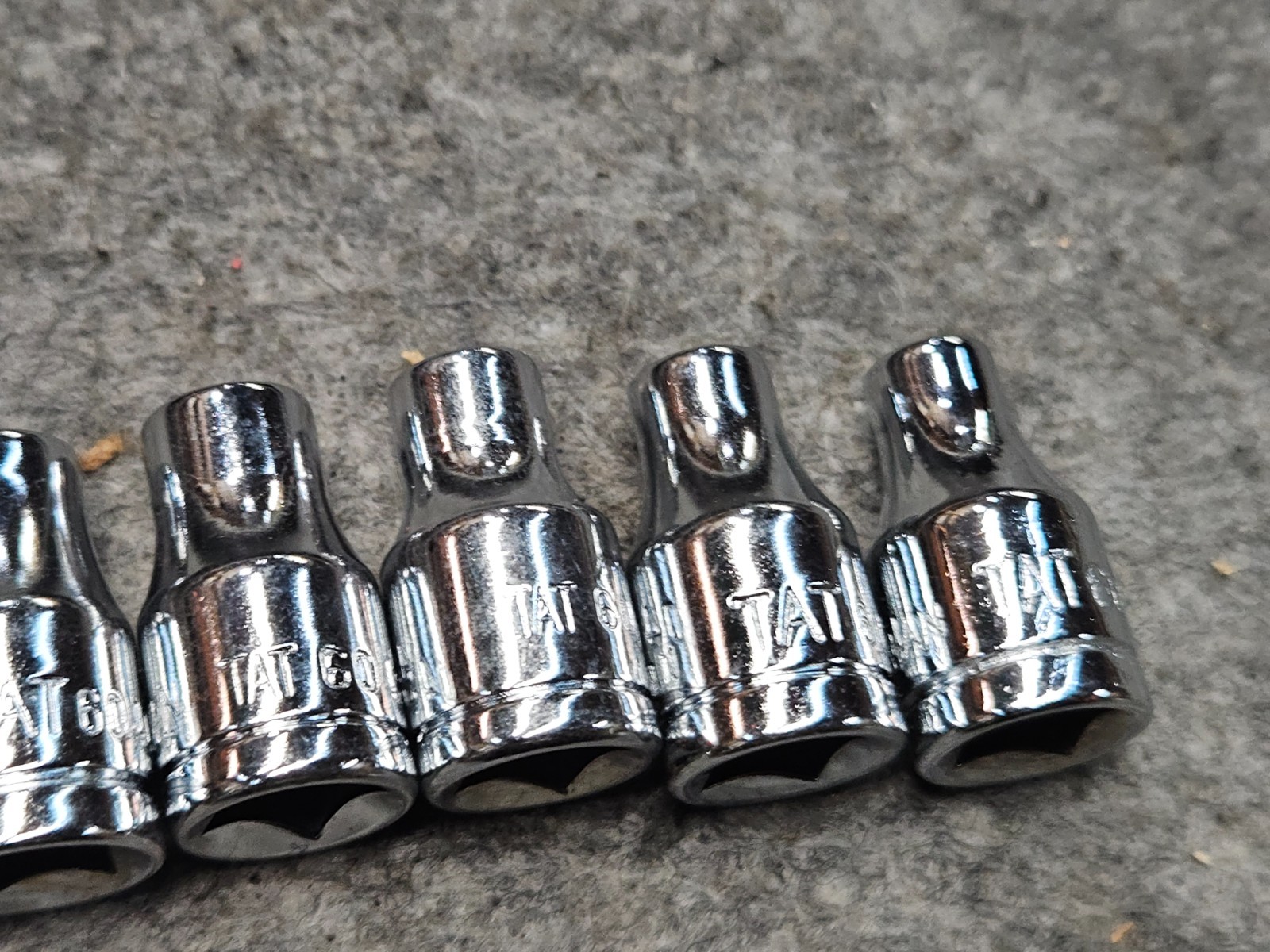 TAT Tools 1/4 Drive 6 Point Metric Socket Set 4.0mm-10mm 9 Piece «Off the shelf»
