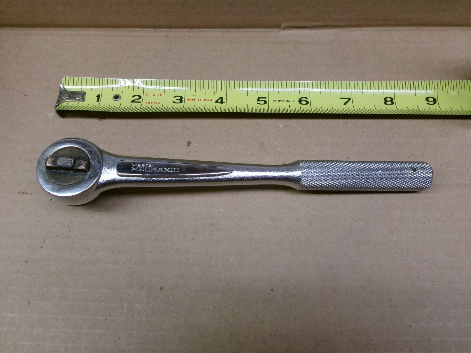 Master Mechanic USA 3/8″ Drive Round Head Fine Tooth RHFT Ratchet No T1260