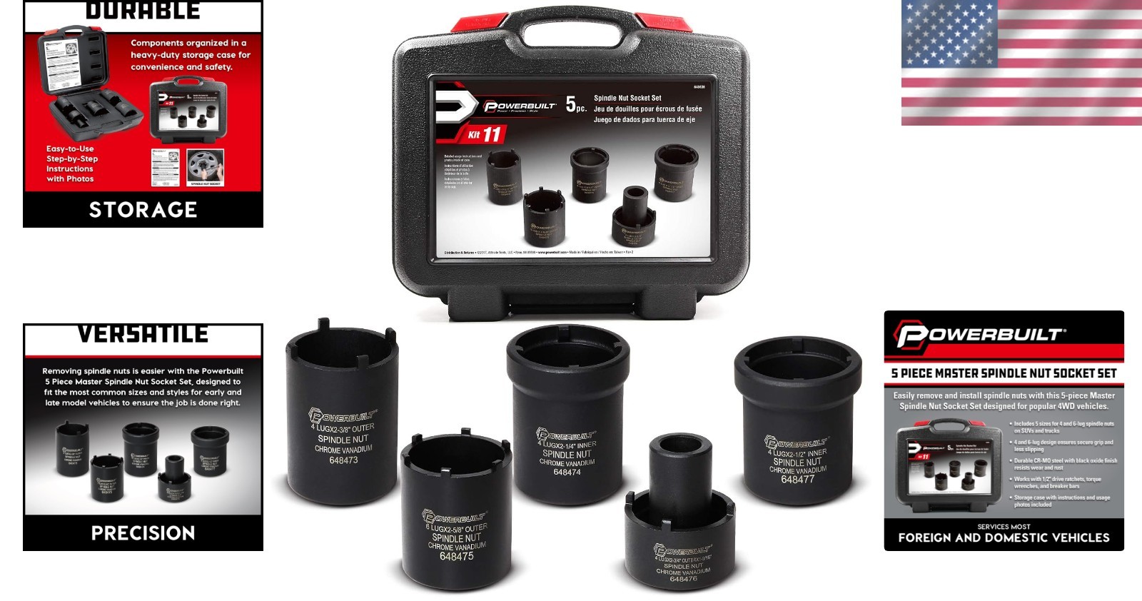 Complete Spindle Nut Socket Solution