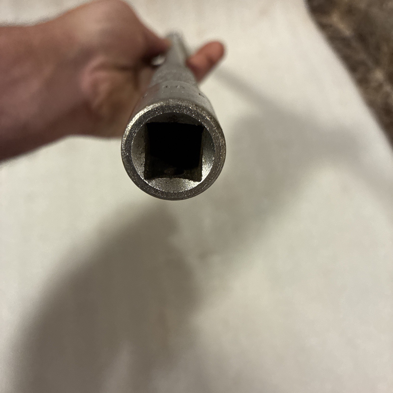 Mac Tools Rare 18″ Breaker Bar Early Sabina Ohio USA Extension Handle End V18-F