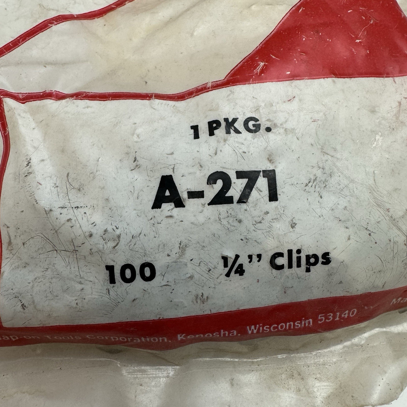 Snap On 1/4 Drive Socket Rail Clips A-271 Pack Of 100+ NEW
