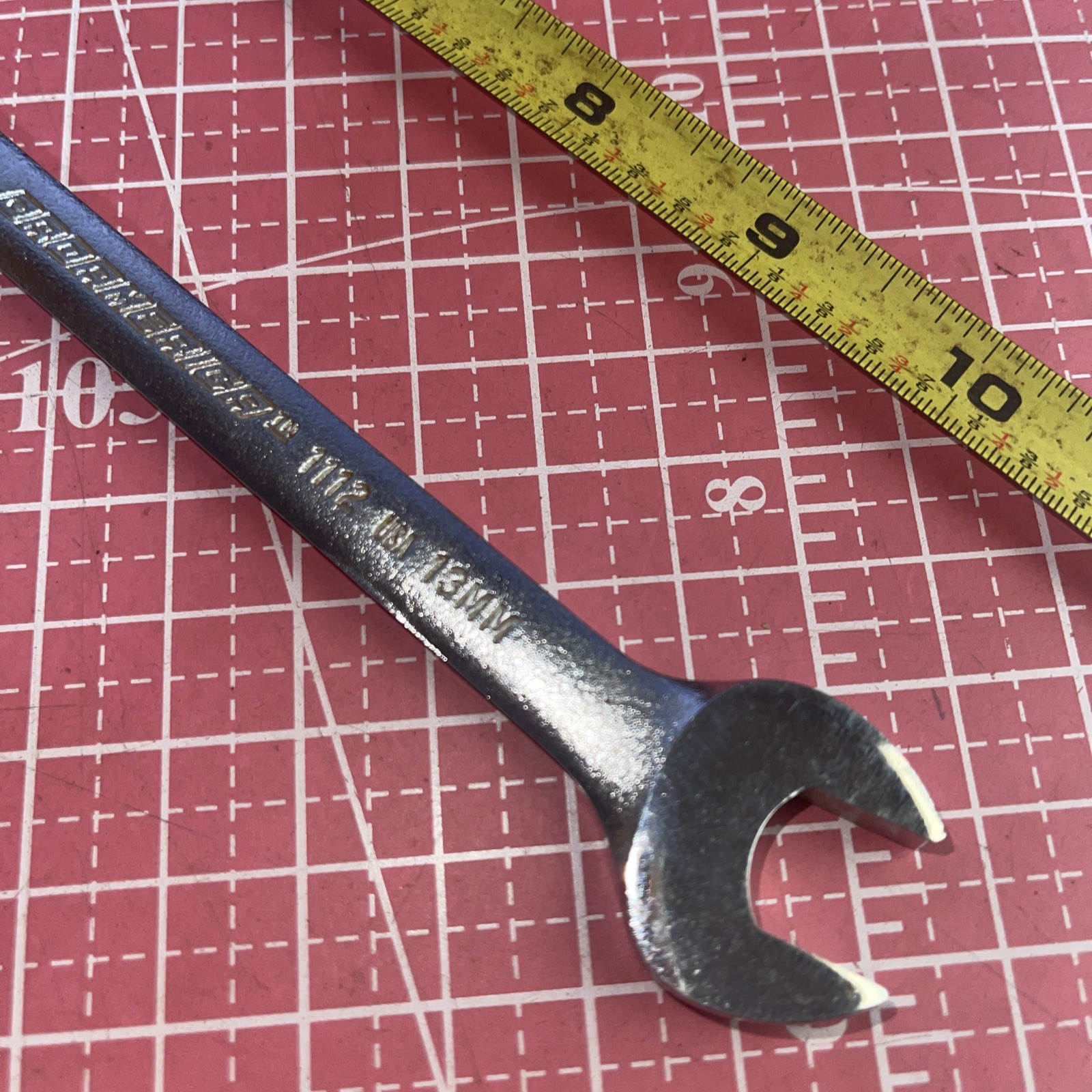 Proamerica USA 1112 12 X 13 MM Metric Open End Wrench 12MM 13MM Vintage