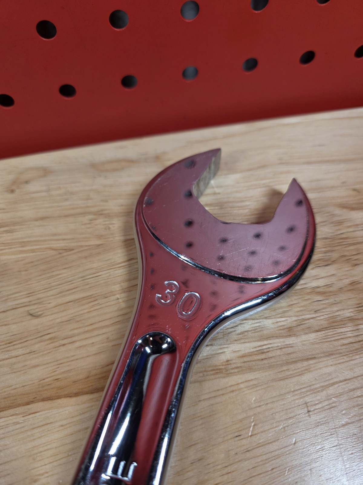 Mac Tools M30CL440 30mm Metric Standard 12-Point Chrome Combination Wrench NICE