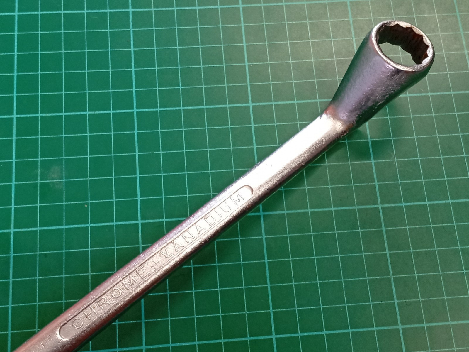Elora No110 11/16″ x 3/4″ AF, Chrome-Vanadium Offset Ring Spanner, Germany