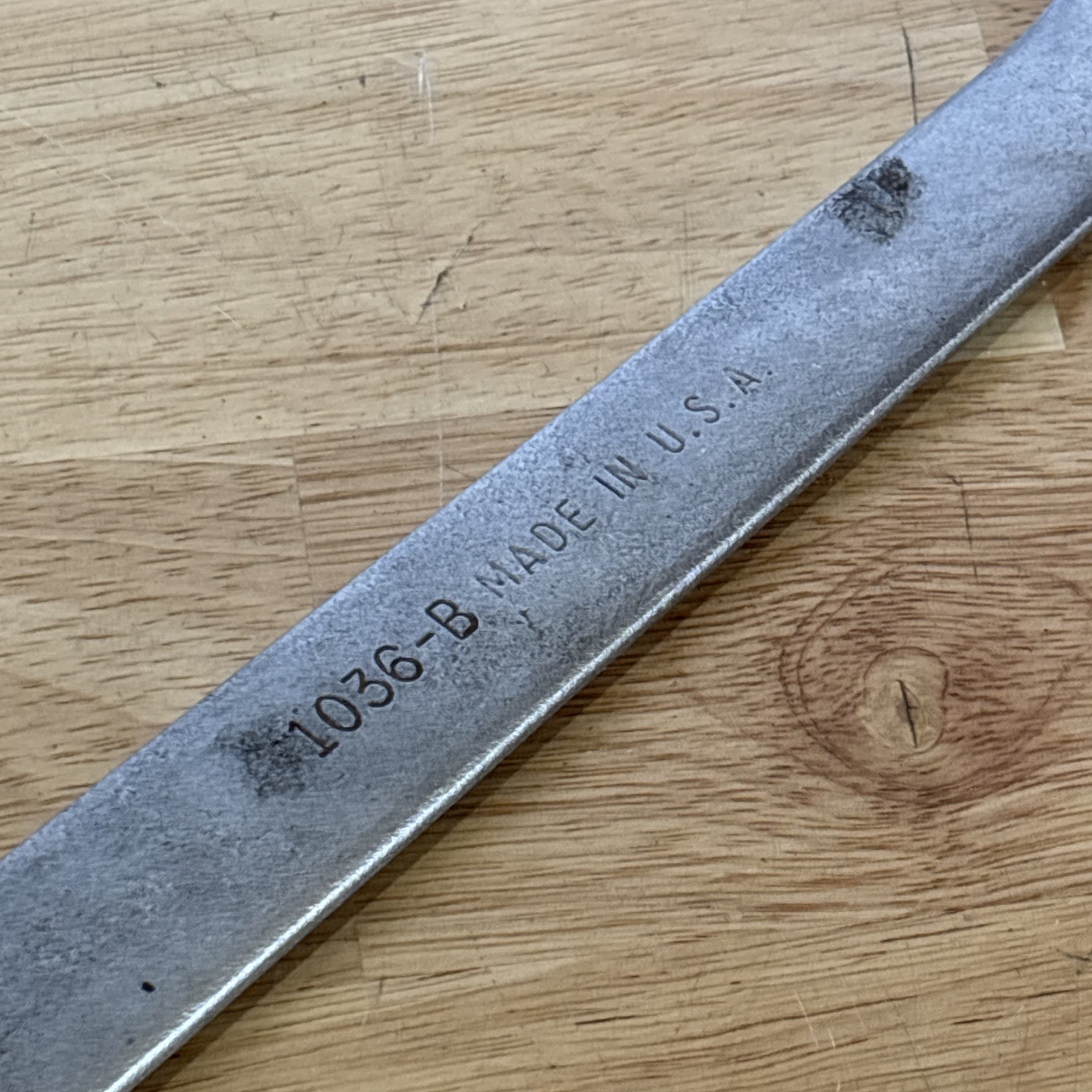 Billings Vitally 1-1/16″ x 1-1/8″ Double Open End Wrench 1036-B USA