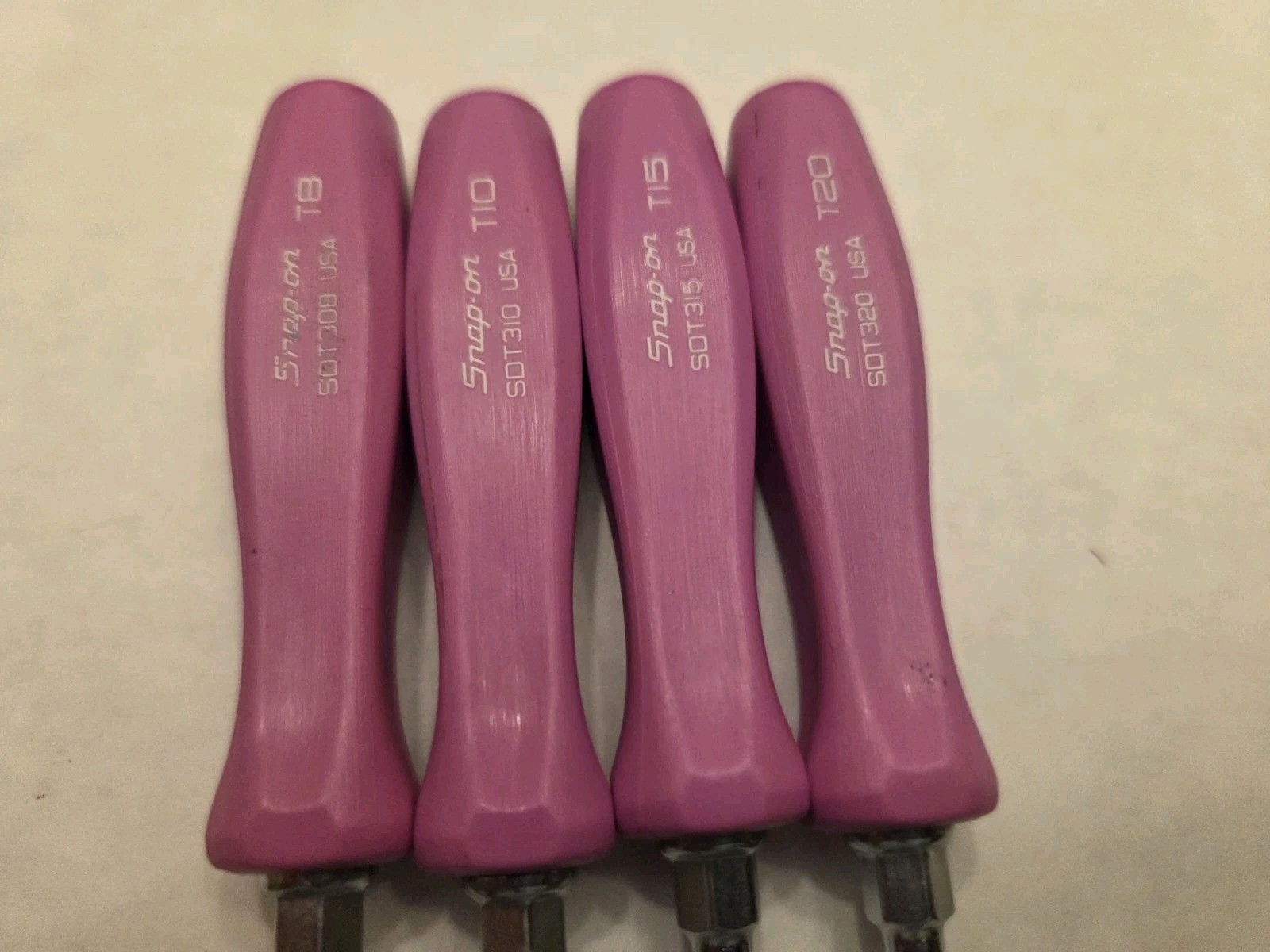 Very RARE COLOR SDTX40V VIOLET Hard Handle 4 Piece Torx Screwdriver Set MUST SEE
