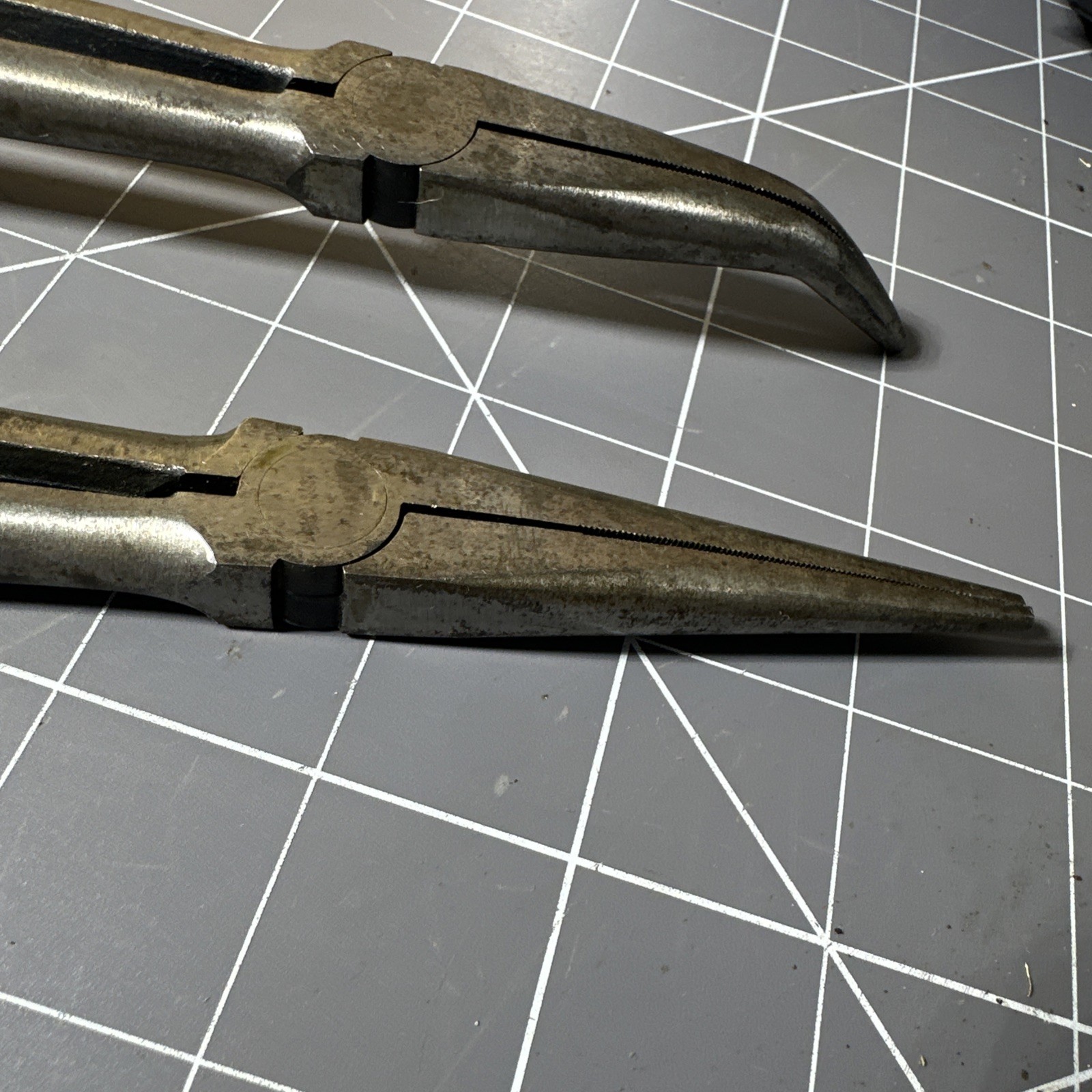 MAC Tools Long Reach Bent & Straight Pliers P116BN & P116S 16″ XL USA Vintage
