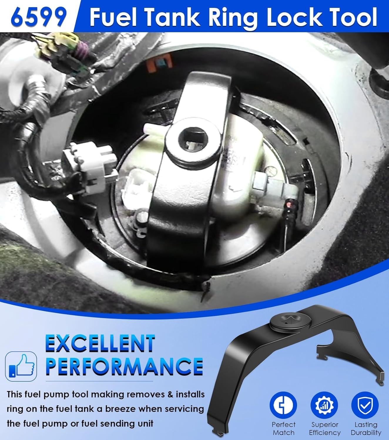 High-Quality Fuel Pump Lock Ring Removal Tool – Durable Alloy Steel Design