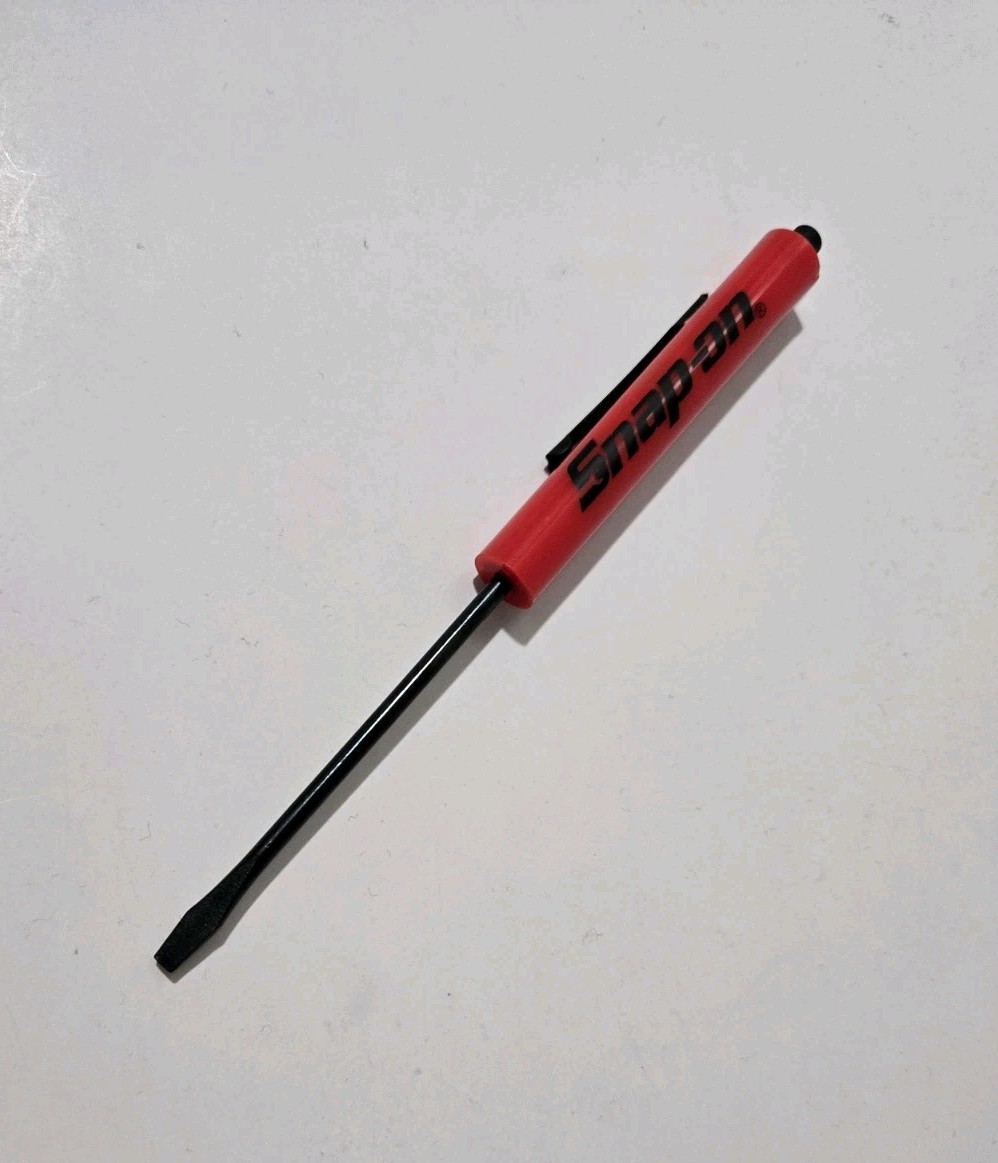 12 Snap on tools Special Edition pocket screwdrivers RED Promo BLACKED OUT +gift