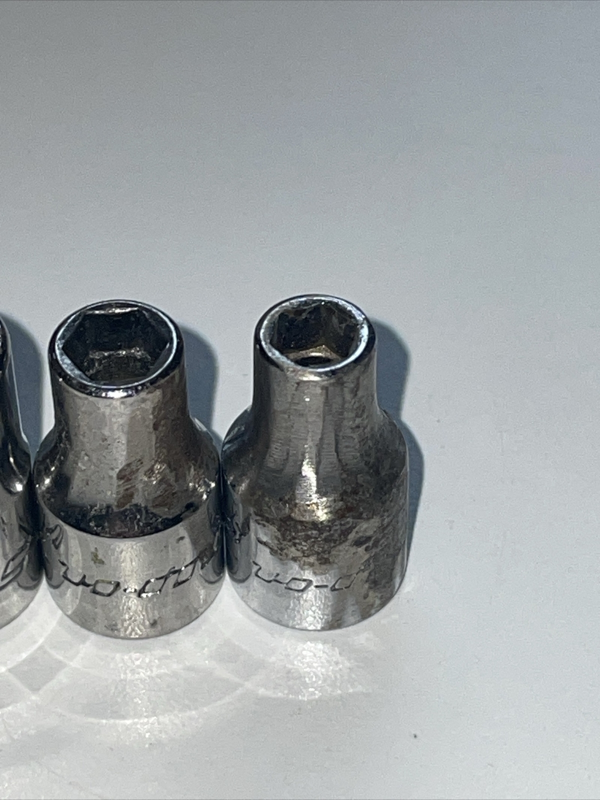 Snap-on 7 Piece 1/4″ Drive Shallow 6 Point Socket Set TM6, TM7, TM10 11 12 14 16