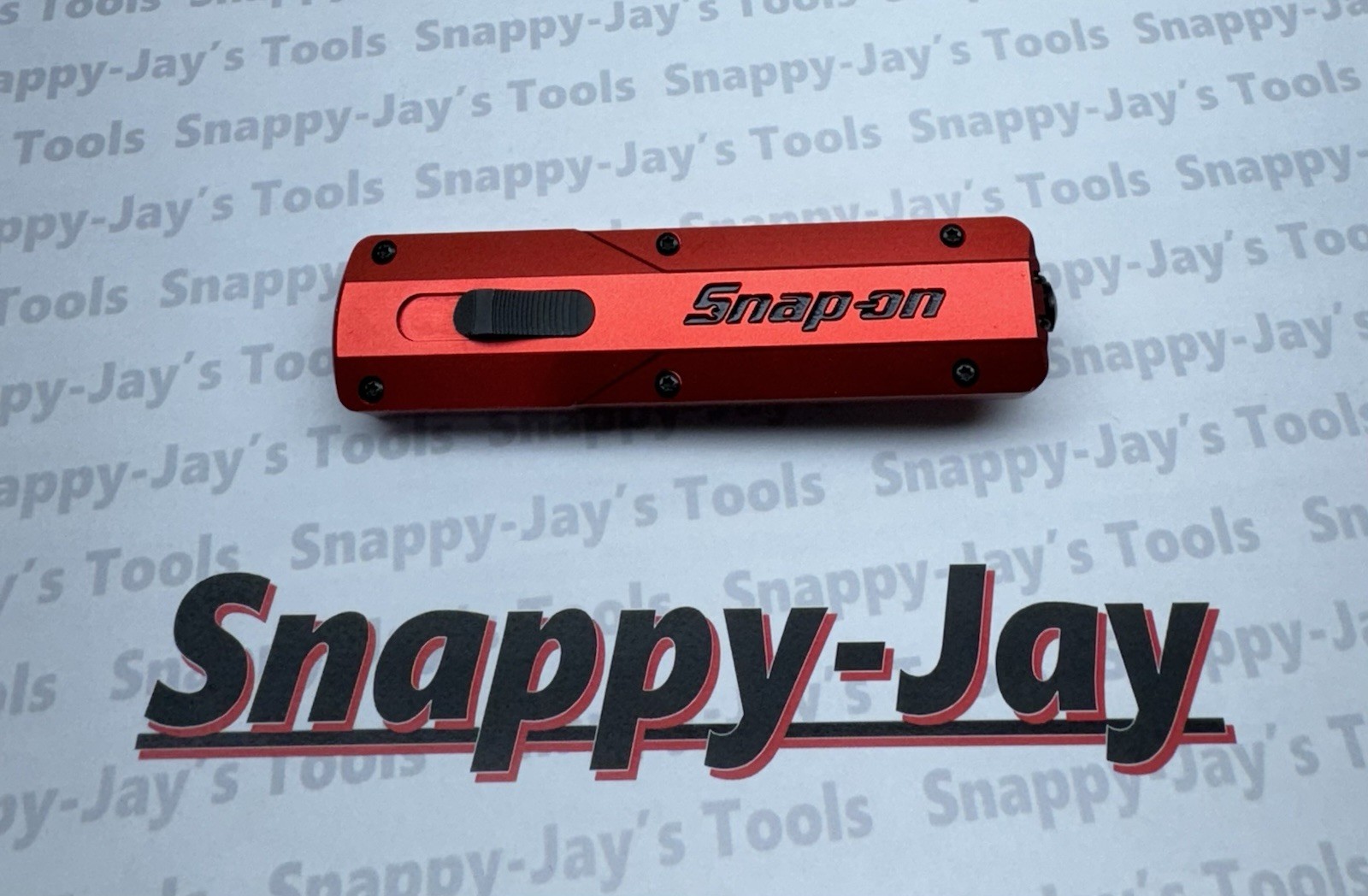 Snap-on Tools NEW RED Out The Front Retractable Clip Removal Tool PBFT50R