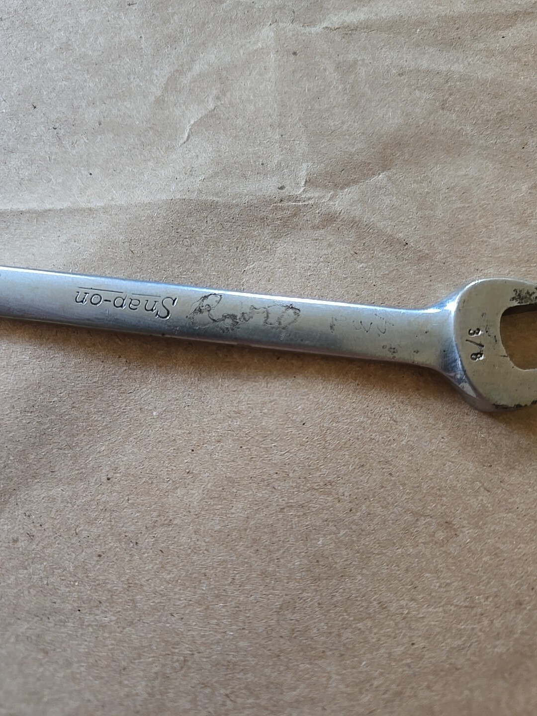 Snap On 3/8″ 12PT Short Chrome Combination Wrench OEX-120