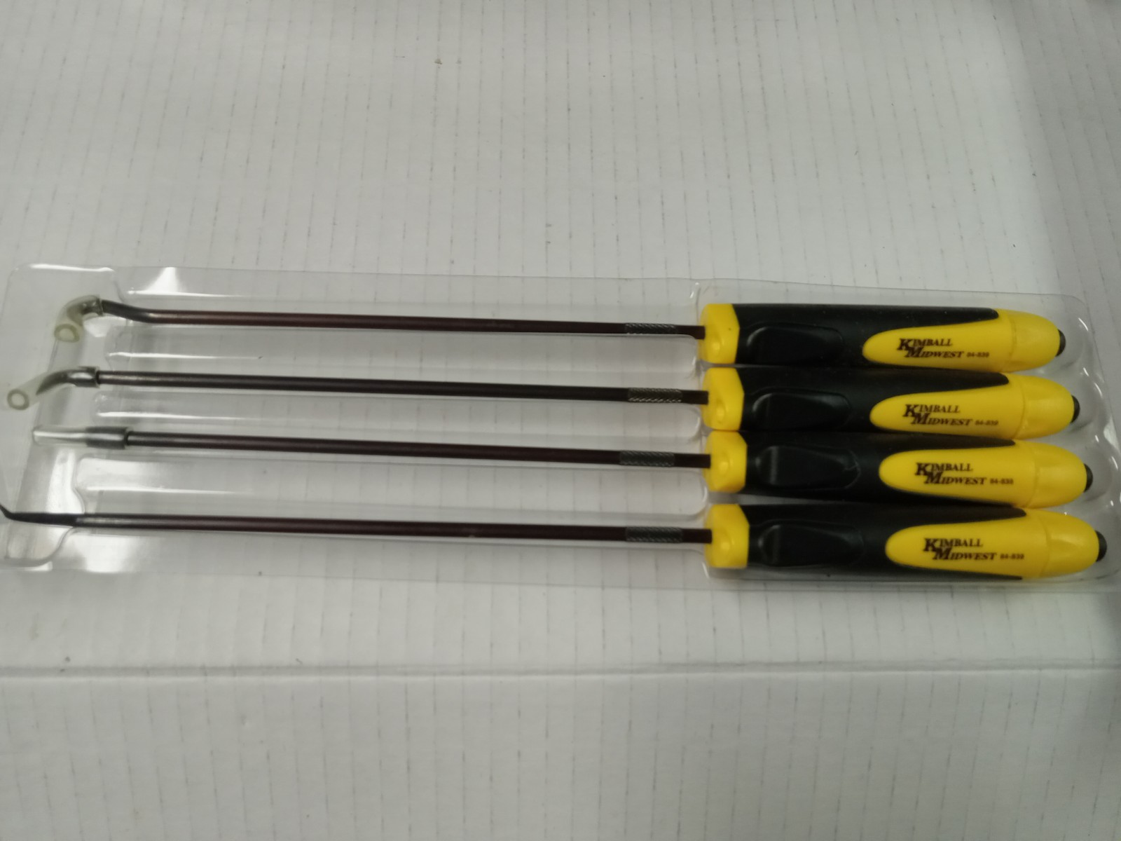Kimball Midwest 4-piece Hook Pick Set, Quantum LED