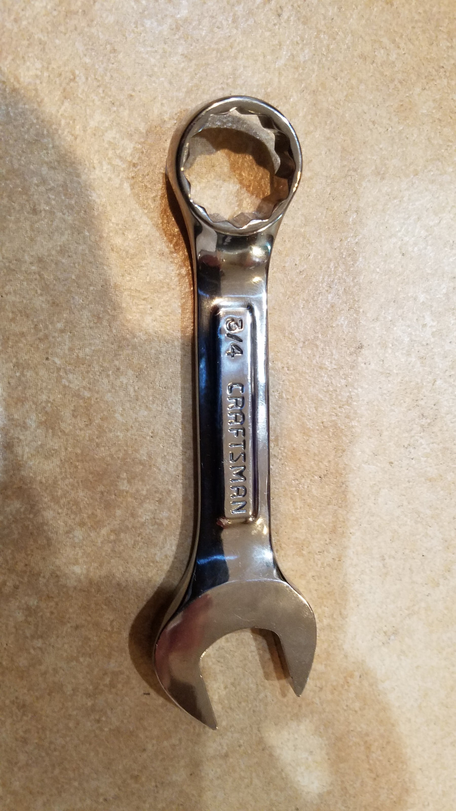 Craftsman VV Series 44109 3/4-in Stubby Combination Wrench 12 Point USA NEW