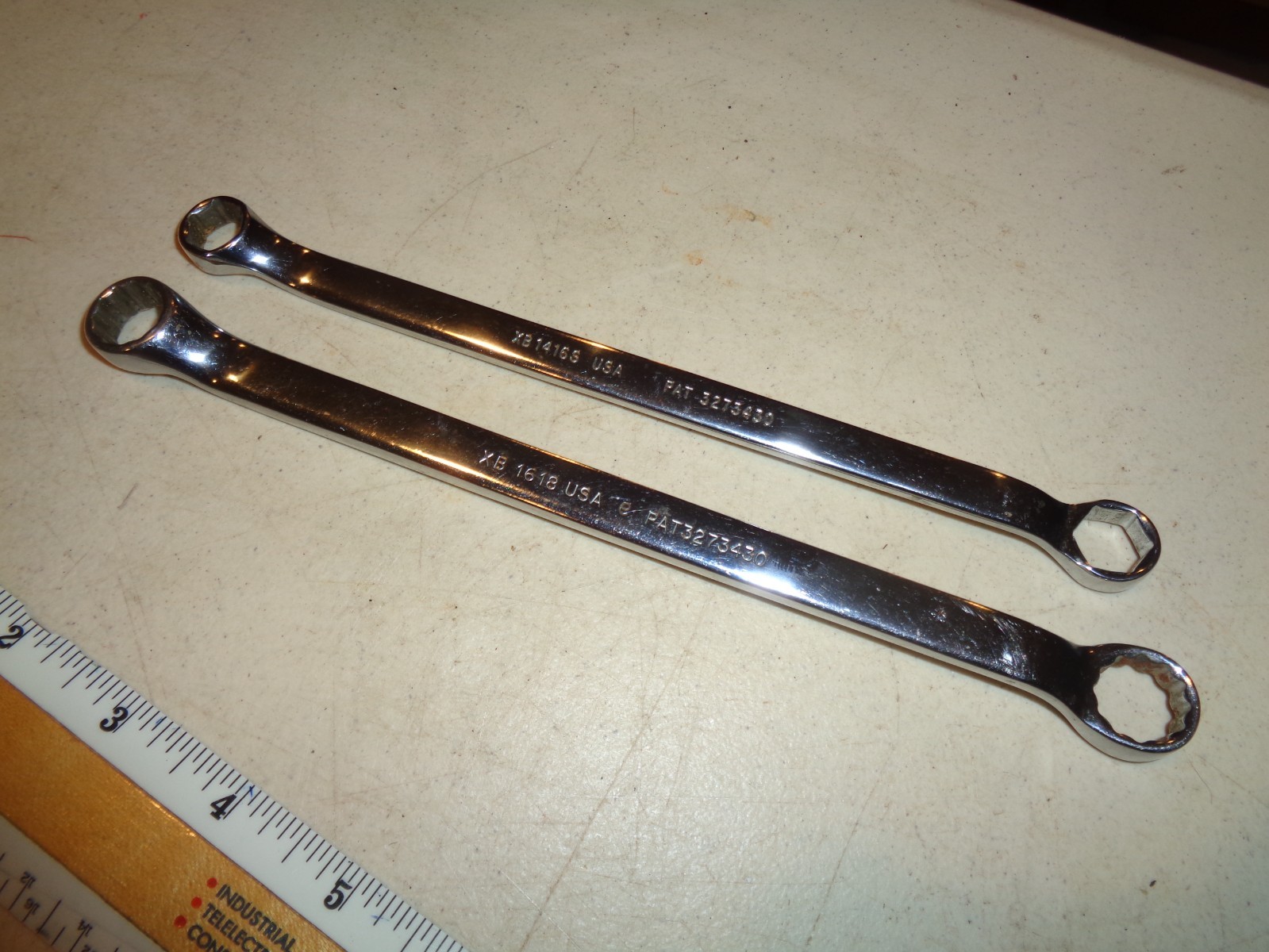 Snap On Tool XB1618(1/2″ & 9/16″) 12Pt, XB 1416S(7/16″ & 1/2″) 6PT. Box Wrenches
