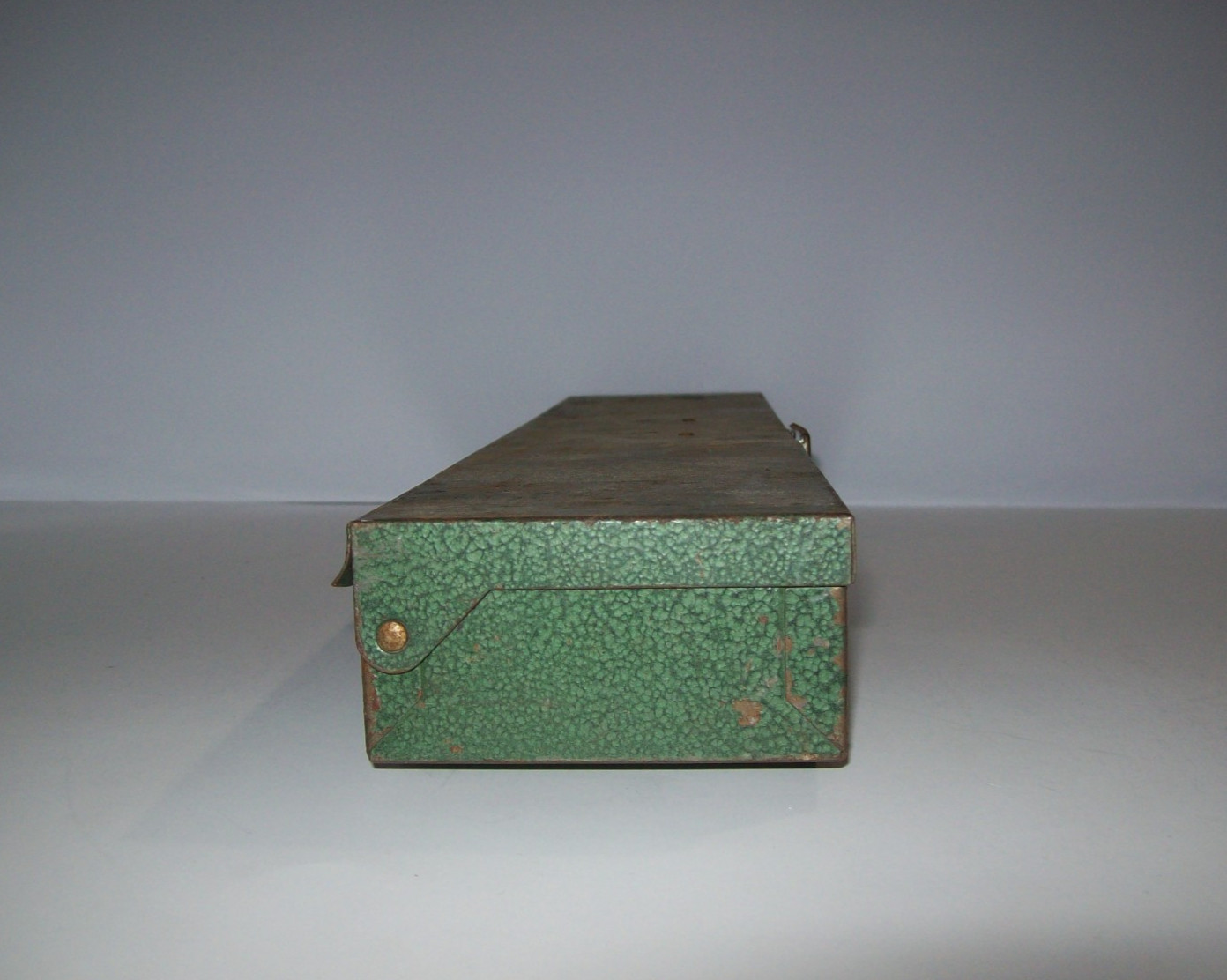 EMPTY Vintage S-K Tools 1/2″ Dr Green Metal Socket Set 4116-80 Case Box