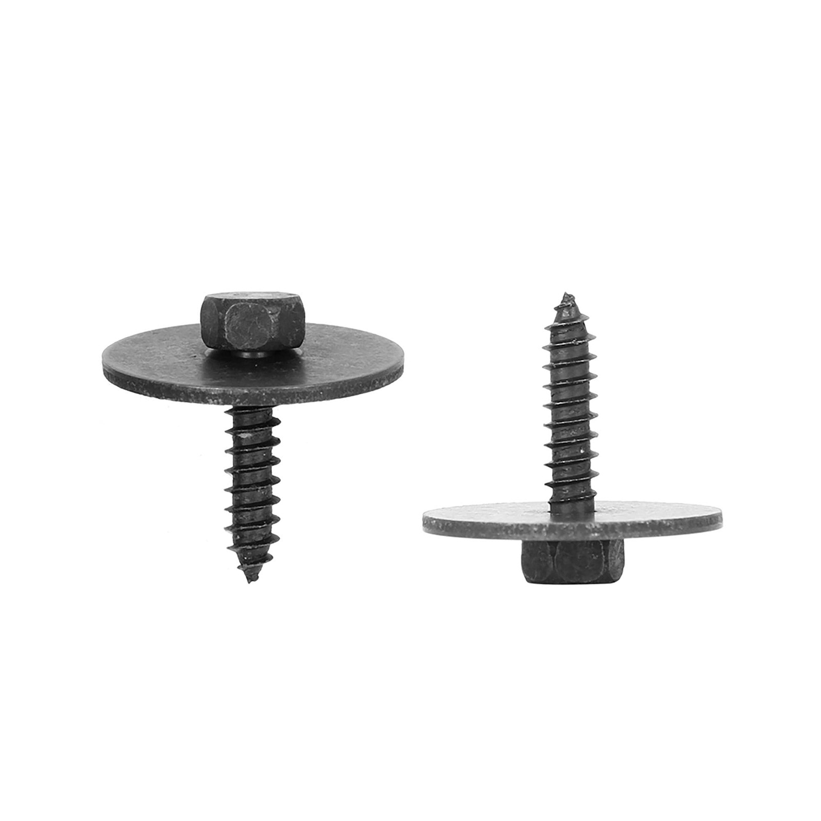 X AUTOHAUX 24pcs Engine Undertray Clips Screws Under Cover Splashguard Black