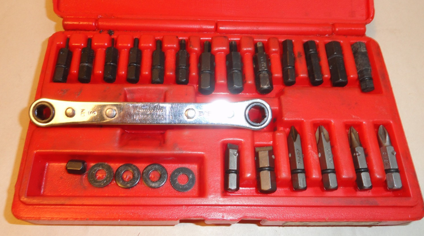 Snap On Offset Driver Set 20pc Ratchet & Bit Set CRA180PB
