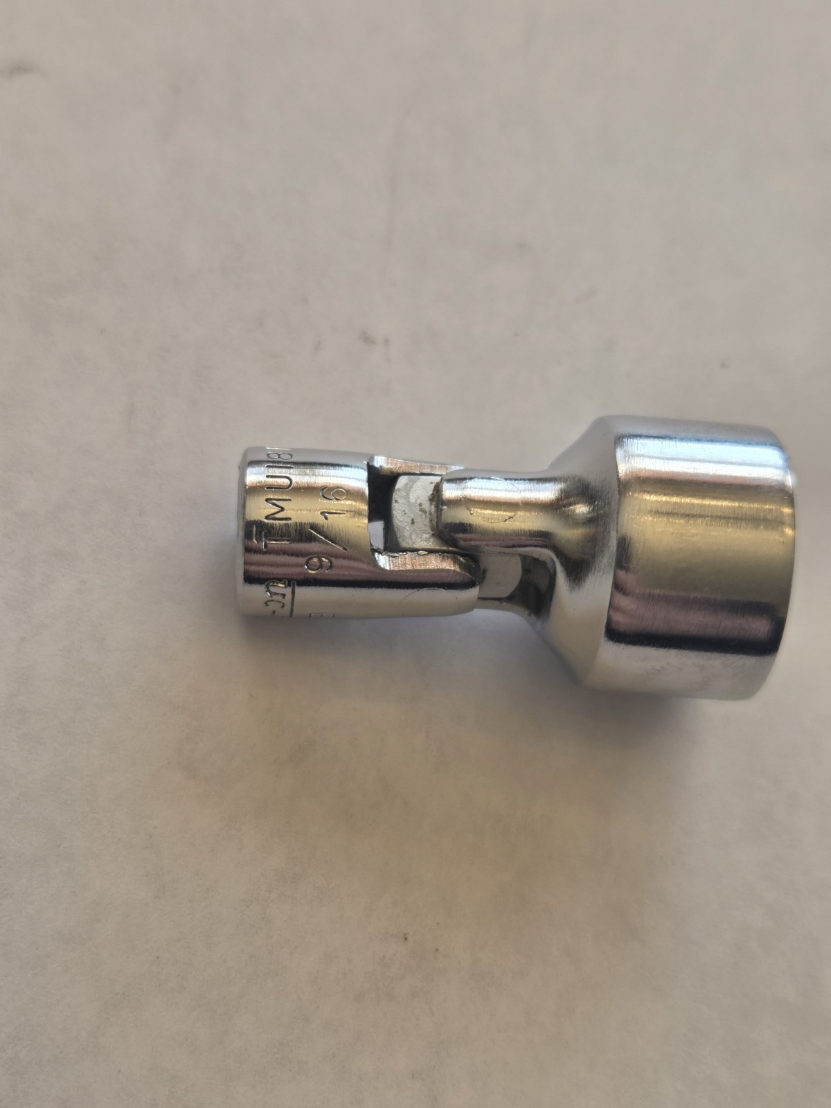 Vintage Snap On Tools TMU181 1/4″ Drive 9/16″ 12 Point Universal Socket 1963