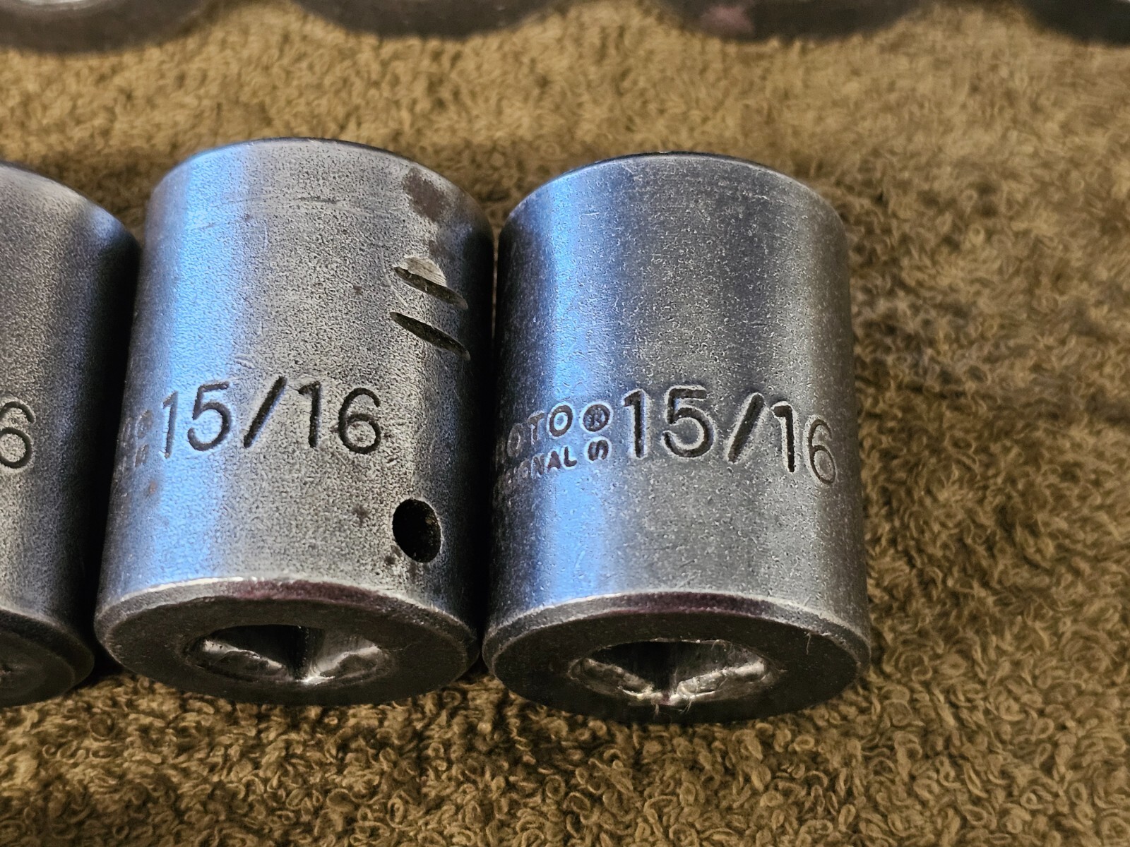 14 Proto Professional Impact Socket Set 1/2″ Drive 1-1/8″ 1 5/8 7436H SAE USA