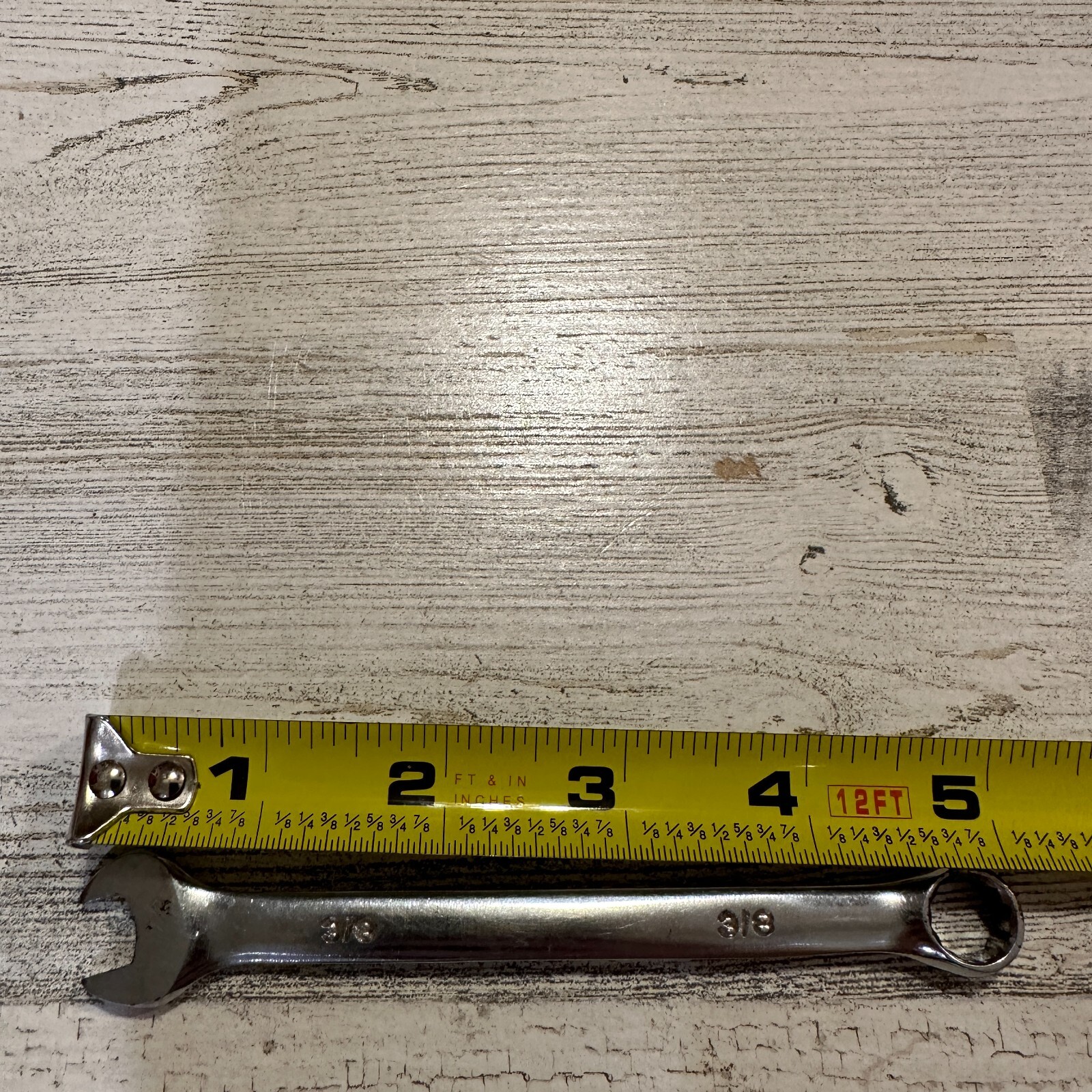 Generic 3/8″ 12 Point Combination Wrench 5″ Long Lot of 6