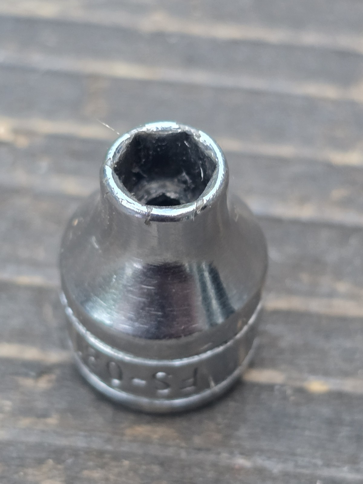 Snap On Tools FS081 3/8″ Drive 6pt Shallow Socket USA 1959