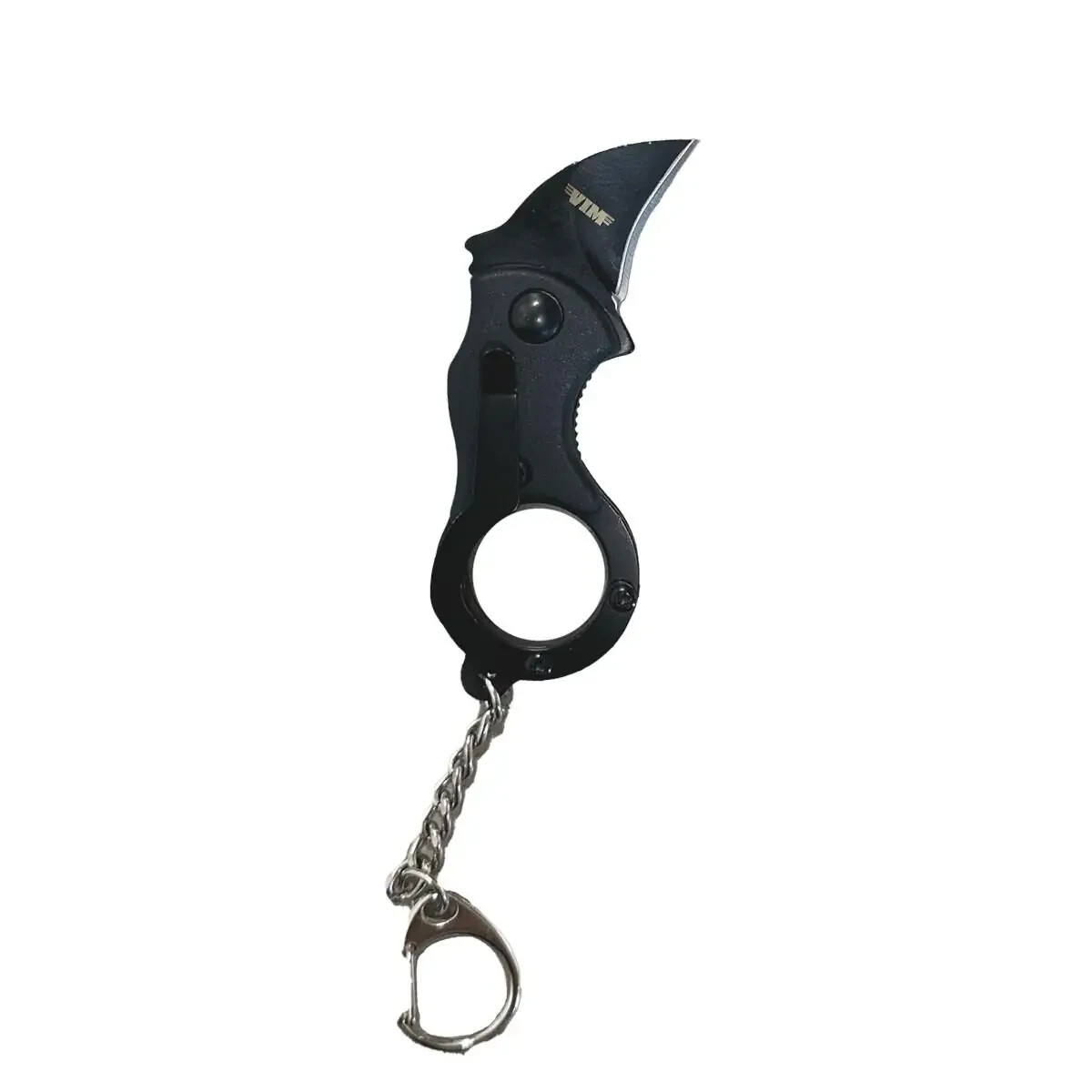 Vim Tools Mini Locking Claw Knife Manual Open Keychain w/ Pocket Clip #MCK1