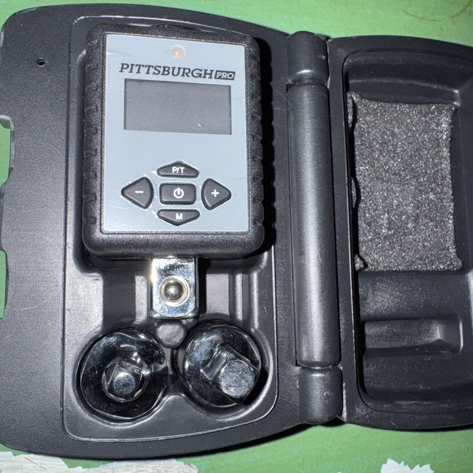 Pittsburgh Pro 1/2″ Digital Torque Square Drive Adapter + 3/8″ X 1/4″ With Case