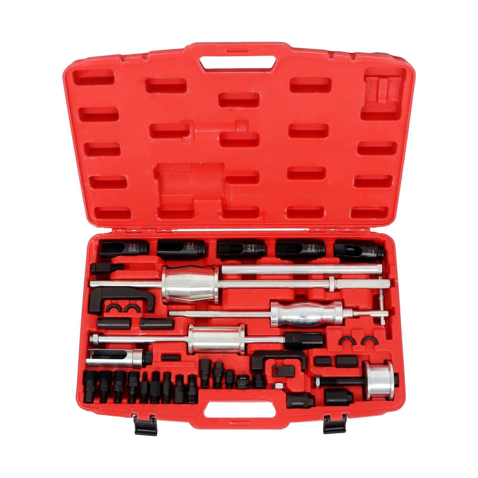 40 Pcs Diesel Fuel Injector Kit Puller Removal Tool Extractor Truck Auto Car