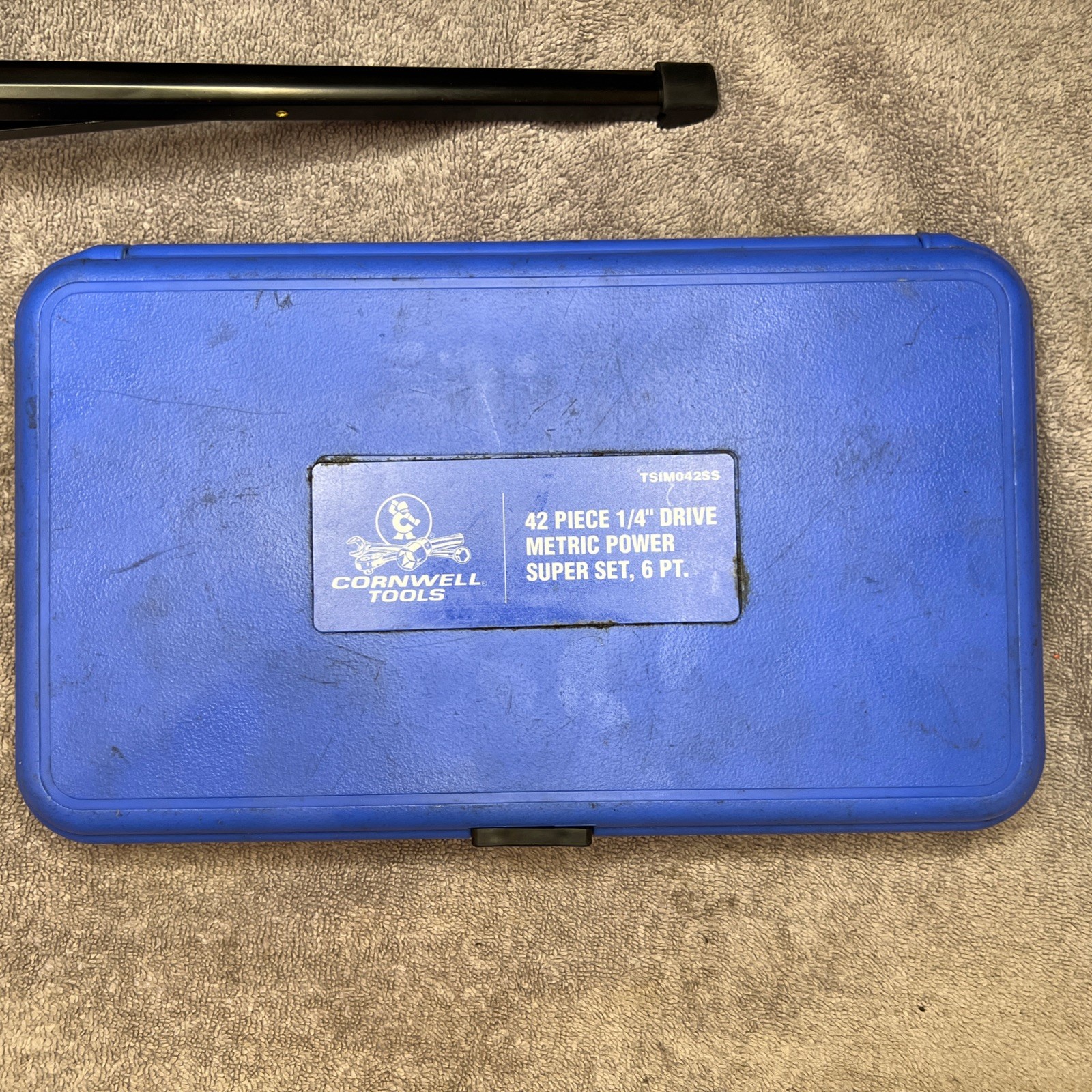 Nice Cornwell TSIMO42SS 42 Piece 1/4″ Drive METRIC Socket Set 5mm – 15mm (read)