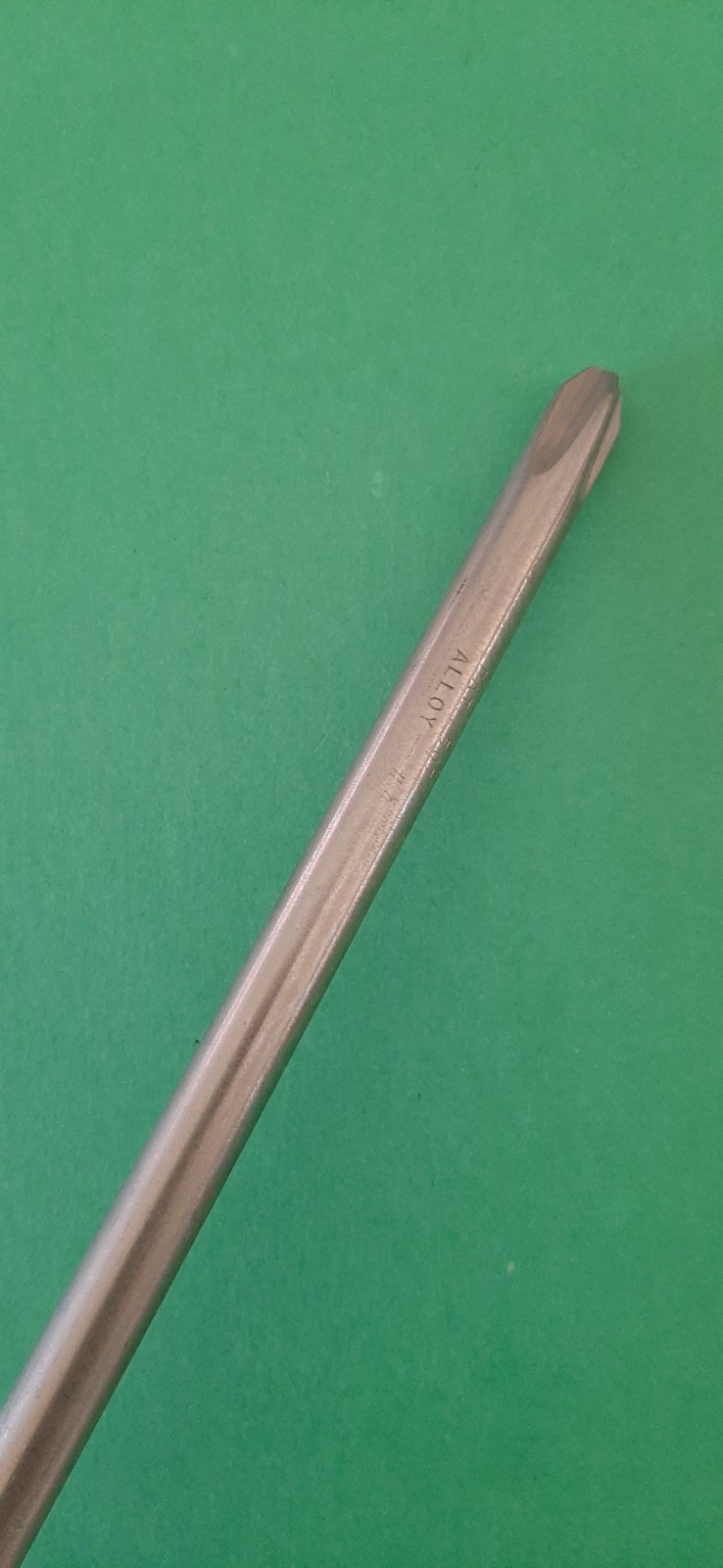 NOS NEW Millers Falls #4 USA No. 850-8 Phillips Head Screwdriver Clear Red E8