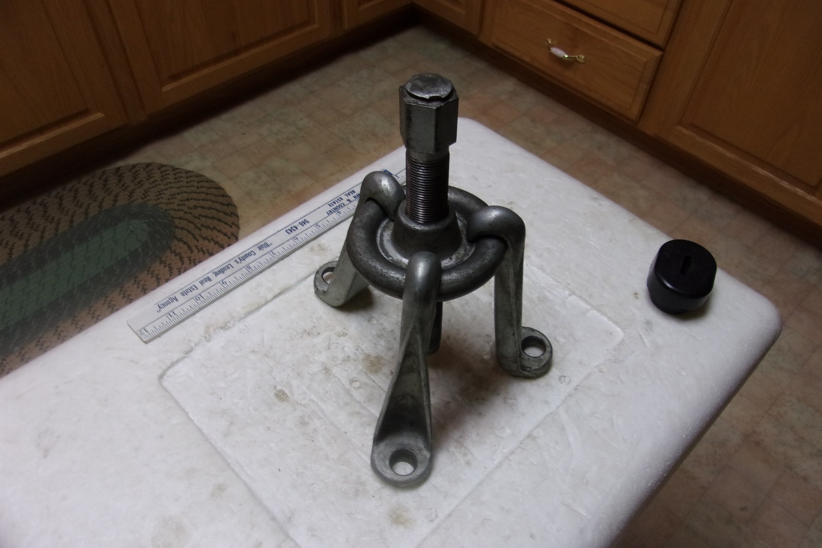 VINTAGE CRAFTSMAN 9-46641 3 JAW HUB PULLER W/ STRIKER HANDLE