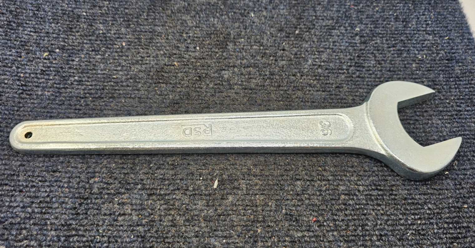 RSD 36mm Single Head Open End Spanner Wrench – Chrome