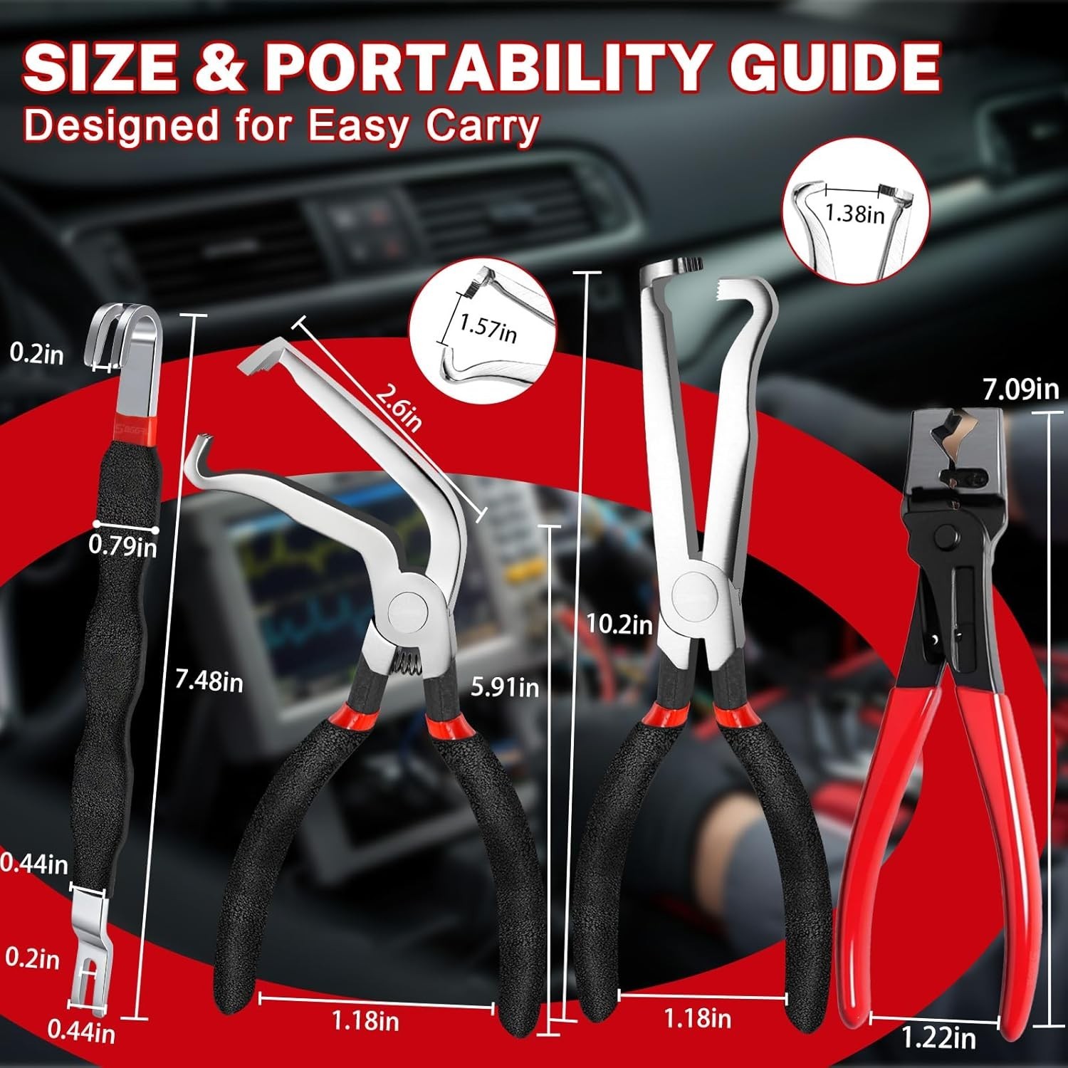 Complete 5-Piece Electrical Pliers Set – Non-Slip Grip for Precision Removal